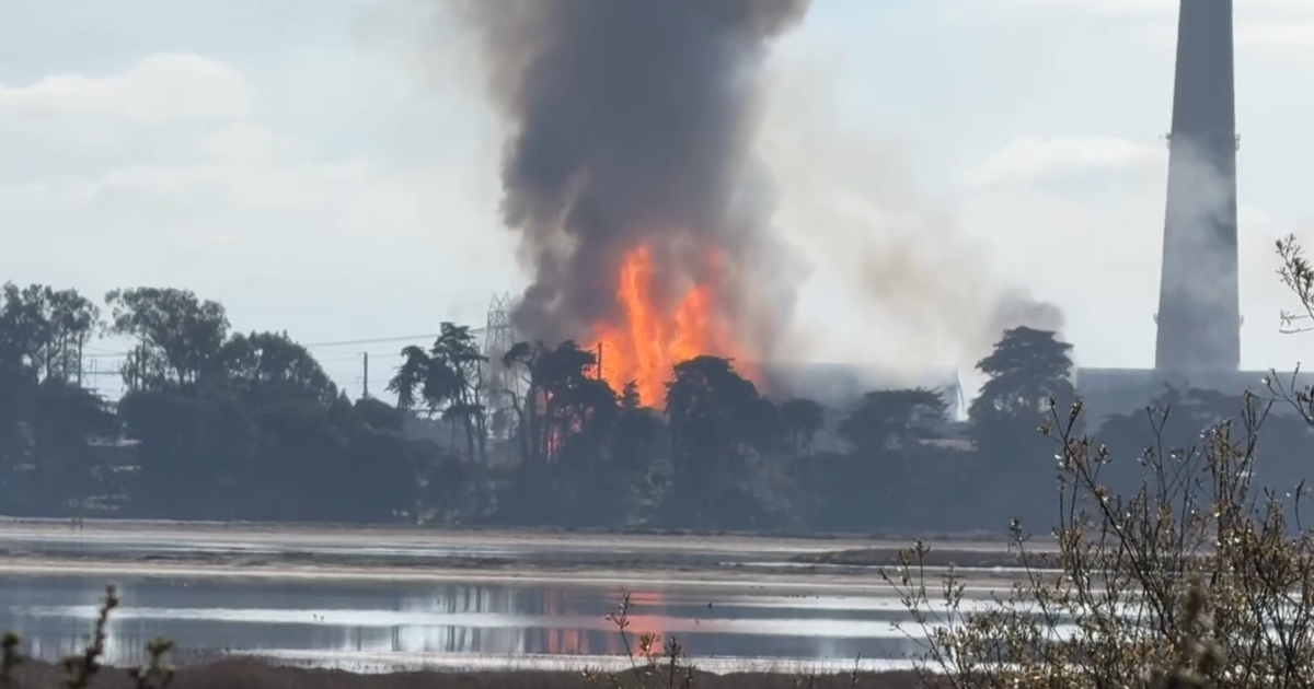 Evacuations lifted as massive Northern California lithium battery facility fire continues to burn